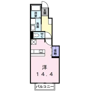 ガーデニアK・Ⅱ【1階】の間取り