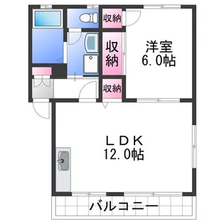 メゾン・ド・いづみ【1階】の間取り