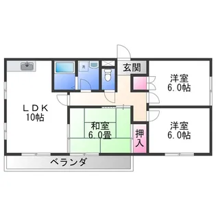 ハイムフューチャー【2階】の間取り