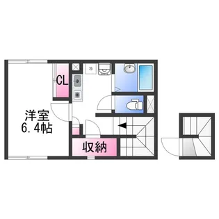 レオネクストグランアーク【2階】の間取り
