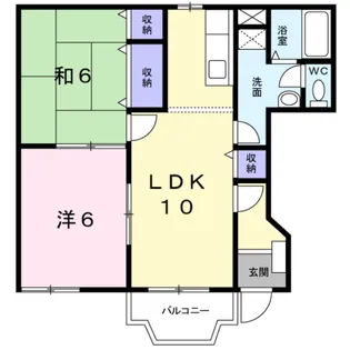 ファミールメゾン【1階】の間取り