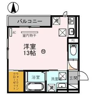 D−ROOM西汀丁【1階】の間取り