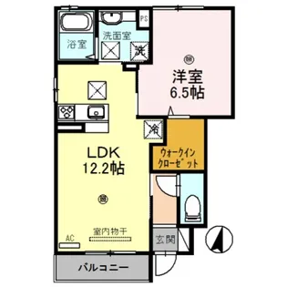 岩出ヒルズ Ⅱ【1階】の間取り
