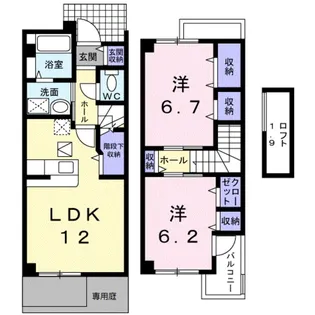 ソル・レヴェンテ【2階】の間取り