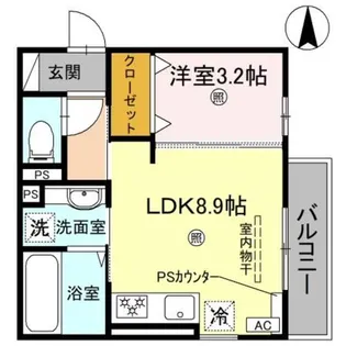 トリシアシャトー【3階】の間取り