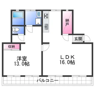 プレスガーデンあおい【4階】の間取り