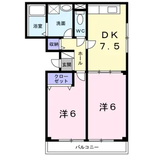 ファミールミサキ【2階】の間取り