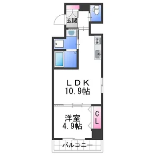 Wisteria広道【2階】の間取り