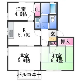 フォーレス相谷【2階】の間取り