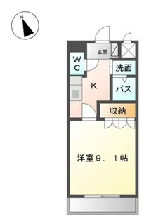 彩城A【1階】の間取り