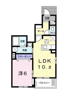 メゾンソフィア【1階】の間取り