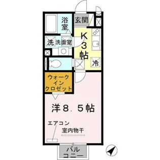 ビヤン リズム【2階】の間取り