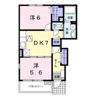 クレメントC【1階】の間取り