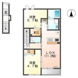 felice【2階】の間取り