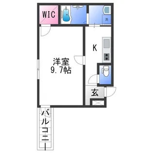 フジパレス木広町【3階】の間取り