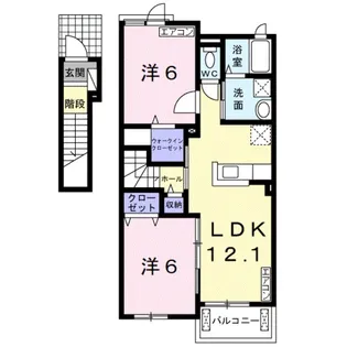 アーデン西浜 Ⅵ【2階】の間取り