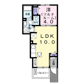 セボージャ【1階】の間取り