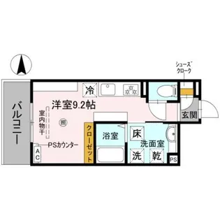 D−Luce寄合町【1階】の間取り