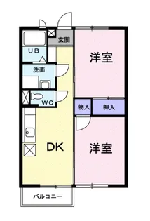 メゾンネイティブピーチ【2階】の間取り