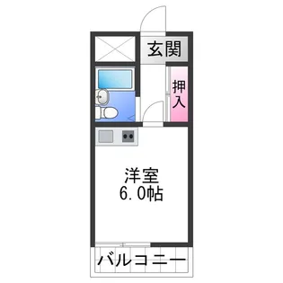 スタンドアップ和歌山【4階】の間取り