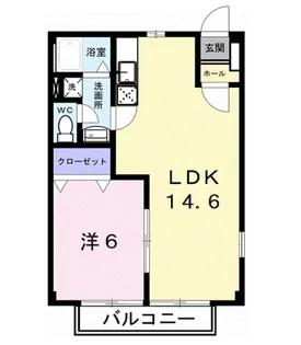 ニューシティMORIⅡ【1階】の間取り