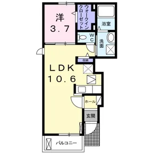 シャイン21 Ⅱ【1階】の間取り