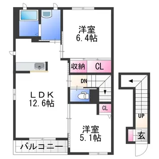藤栄ハイツⅡ【2階】の間取り