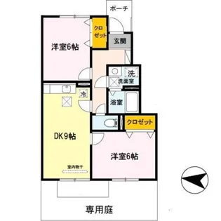 ルリール学園南館C【1階】の間取り