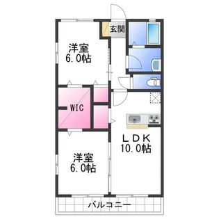 ハイム・コーラルヒル【1階】の間取り