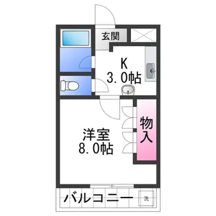 マザーテラス【2階】の間取り