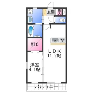 ノースタツノⅡ【1階】の間取り