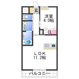 グランアセット宮前【1階】の間取り