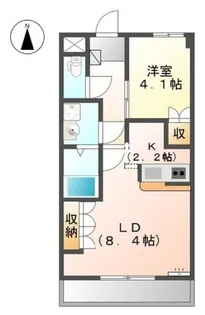 SUN PATIO Ⅲ【2階】の間取り