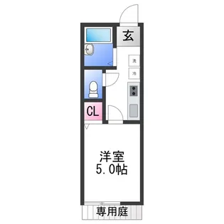TJ曽屋B【1階】の間取り