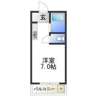 プレゼンス西高松【2階】の間取り