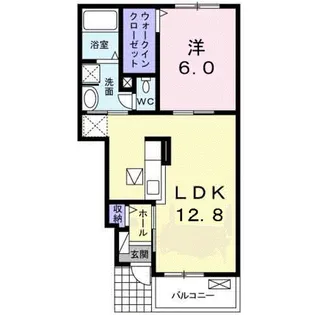 アーベンロートA【1階】の間取り
