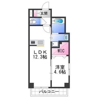 NEXTAGE吉田【6階】の間取り