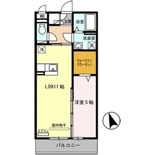 エトワール【1階】の間取り