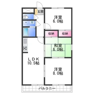 グレイスN【1階】の間取り