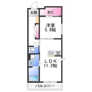 ハルミエールⅡ【2階】の間取り