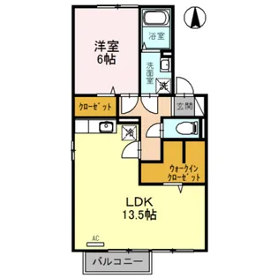 セジュールMY【2階】の間取り