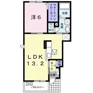 エスパス ド コンフォー【1階】の間取り