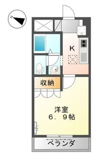 ポートM【1階】の間取り