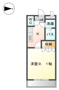 レ・シルフィード【2階】の間取り