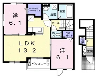 ヴィラ アネラ【2階】の間取り