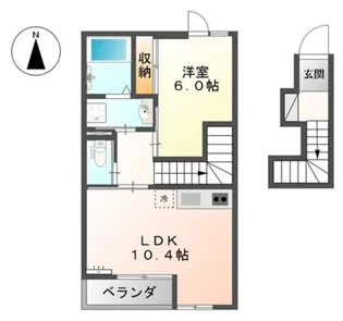 サンコート砂山【2階】の間取り