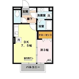 シャン・ルミエール【2階】の間取り