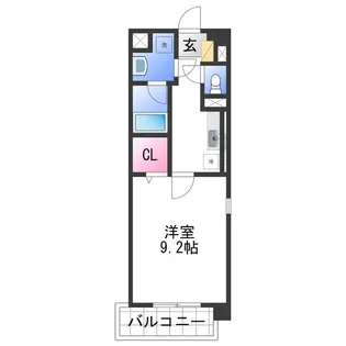 フランディル【1階】の間取り