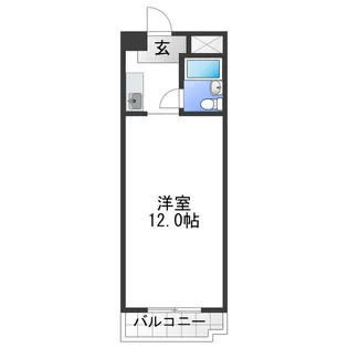 ヤマイチPLAZA吉田Ⅰ【4階】の間取り