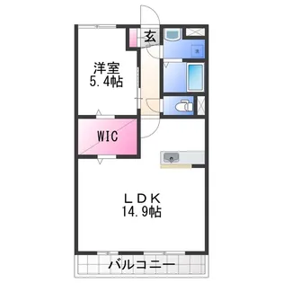 ボナール4号館【3階】の間取り